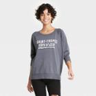 Grayson Threads Women's Saint-tropez Graphic Sweatshirt - Charcoal Gray