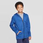 Boys' Textured Tech Fleece Full Zip Hoodie - C9 Champion Navy Blue