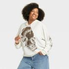 Modern Lux Women's Plus Size Protect Your Peace Graphic Sweatshirt - Cream