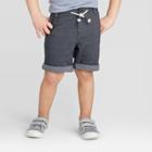 Toddler Boys' Dressy Chino Shorts - Cat & Jack Navy 12m, Toddler Boy's, Blue