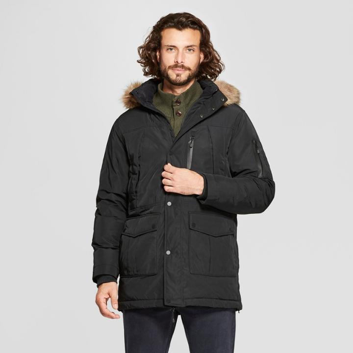 Men's Selby Artic Parka Jacket - Goodfellow & Co Black