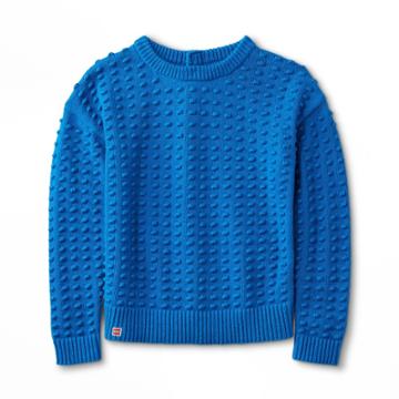 Kids' Adaptive Textured Sweater - Lego Collection X Target Blue