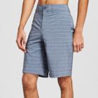 Trinity Collective Men's Striped 10.5 Current Hybrid Shorts - Trinity Blue