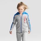 Umbro Girls' Printed Tech Fleece Full Zip Hoodie - Royal Blue
