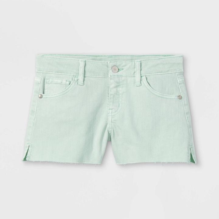 Girls' Vintage Cutoff Mid-rise Jean Shorts - Art Class