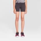 Girls' Performance Yoga Shorts - C9 Champion Black S, Girl's,