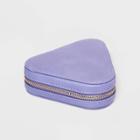 Triangle Zippered Jewelry Case - A New Day Blue