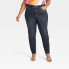 Women's High-rise Skinny Jeans - Ava & Viv Dark Wash