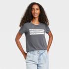 Grayson Threads Women's We Rise By Lifting Others Up Short Sleeve Graphic T-shirt - Charcoal Gray