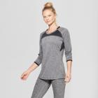 Women's Long Sleeve Run T-shirt - C9 Champion Grey