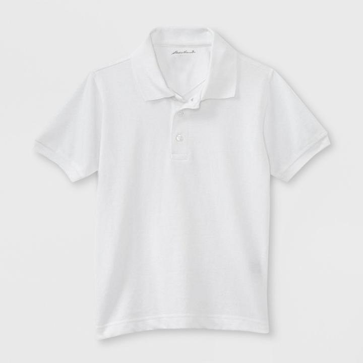 Eddie Bauer Boys' Polo White 10-12,