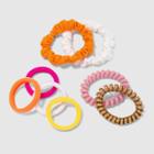 Assorted Hair Tie Set 8pc - Wild Fable Multicolor Warms