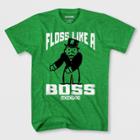 Hasbro Boys' Monopoly Flossing Short Sleeve T-shirt - Green