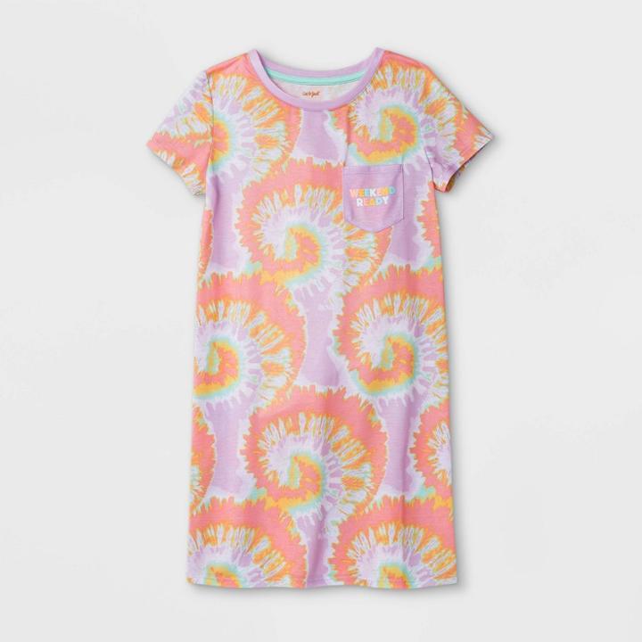 Girls' Tie-dye Nightgown - Cat & Jack