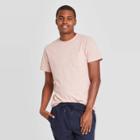 Men's Standard Fit Short Sleeve Slub Pocket Jersey T-shirt - Goodfellow & Co Pink