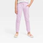 Girls' French Terry Jogger Pants - Cat & Jack Lilac