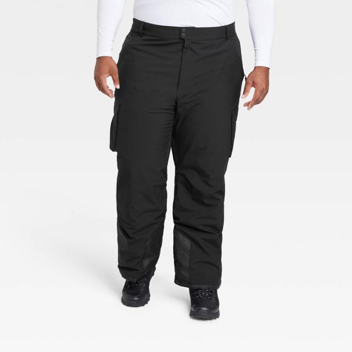 Men's Big Snow Sport Pants - All In Motion Black