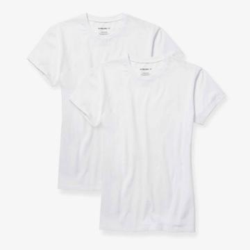 Tommy John Men's Crew Short Sleeve T-shirt 2pk - White