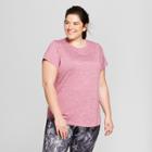 Women's Plus-size Soft Tech T-shirt - C9 Champion Grapevine Purple Heather