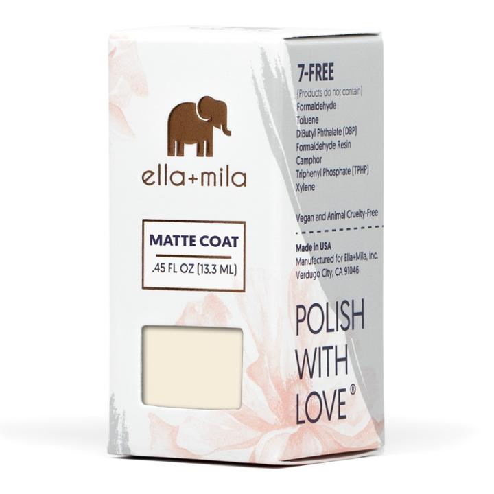 Ella+mila Ella + Mila Nail Care Matte - Ly In Love - .45oz, Matte-ly In