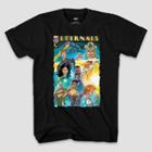 Men's Marvel Eternals Short Sleeve Graphic T-shirt - Black