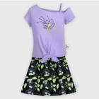 The Princess And The Frog Girls' Disney Tiana 2pc Top And Bottom Matching Set - 4 - Disney Store, One Color