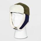 Men's Sherpa Trapper Hat - Original Use Green/navy