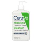 Cerave Face Wash, Hydrating Cream-to-foam Cleanser & Makeup Remover