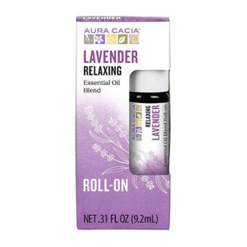 Aura Cacia Lavender Essential Oil Blend Soothing Roll-on
