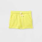 Toddler Girls' Knit Pull-on Shorts - Cat & Jack Yellow