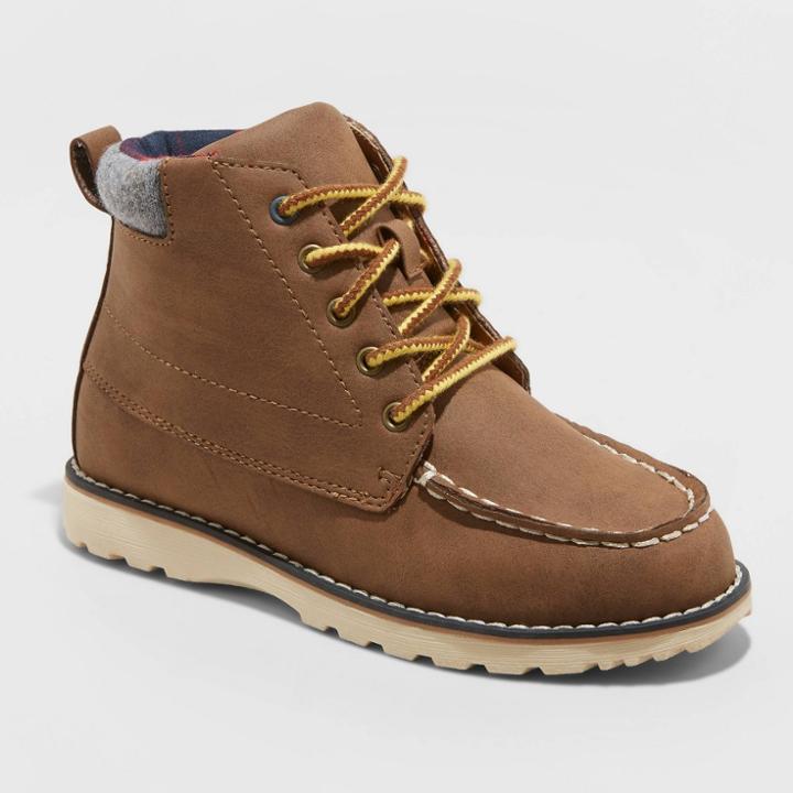 Boys' Ackerley Fashion Boots - Cat & Jack Brown