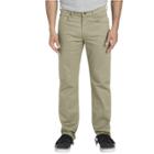 Dickies Men's Flex Twill Regular Straight Fit 5-pocket Pants - Rinsed Desert