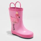 Toddler Girls' Morley Rainboots - Cat & Jack Pink