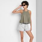Women's Thermal Swing Tank Top - Wild Fable Green