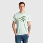 Men's United By Blue Logo Waves Short Sleeve Graphic T-shirt - Aqua Foam