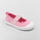 Toddler Girls' Bea Canvas Mary Jane Sneakers - Cat & Jack Pink