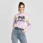 Women's Peanuts Rock Cropped Sweatshirt (juniors') - Xs, Women's,