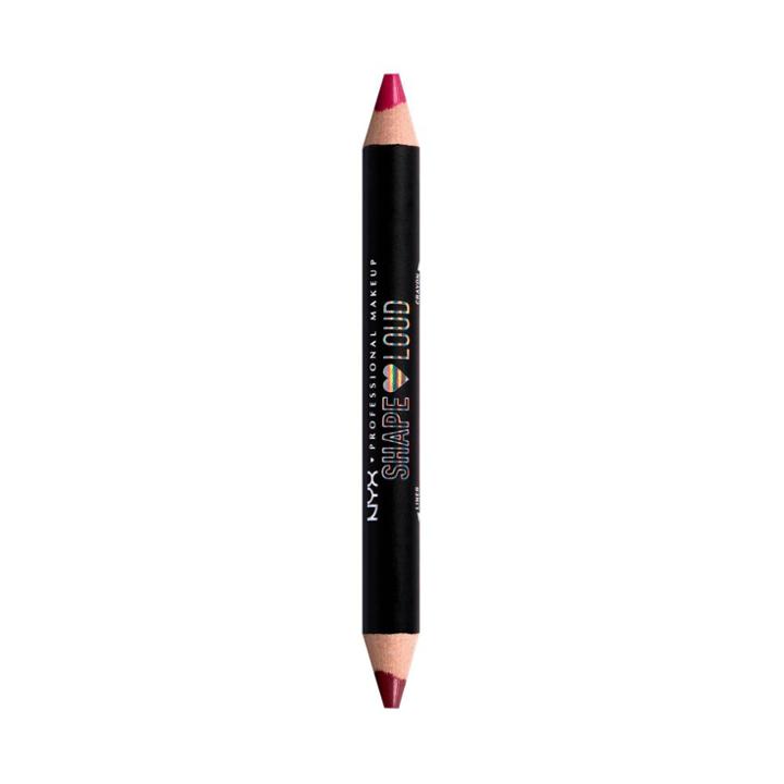 Nyx Professional Makeup Shape Loud Lip Liner Duo - Scene Kween