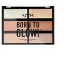 Nyx Professional Makeup Born To Glow Highlghter Palette - 1.14oz, Neutral
