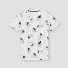 Plusboys' Printed Short Sleeve T-shirt - Cat & Jack Cream