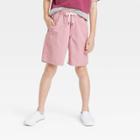 Boys' Pull-on 'at The Knee' Woven Shorts - Cat & Jack Rose Pink