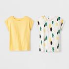 Girls' Sustainable Short Sleeve T-shirt 2pk - Cat & Jack S,