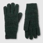 Isotoner Women's Recycled Knit Gloves - Green