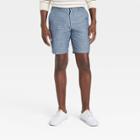 Men's 9 Flat Front Shorts - Goodfellow & Co Chambray Blue