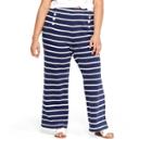 Women's Plus Size Striped Pants - Navy/white 2x - Vineyard Vines For Target, Blue