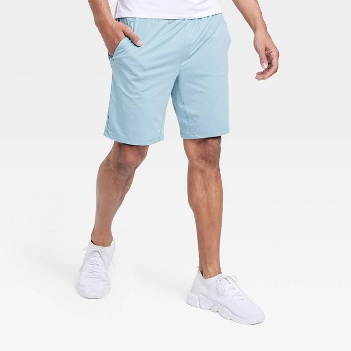 Men's Soft Stretch Shorts 9 - All In Motion Resolute Blue
