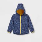 Toddler Boys' Star Print Softshell Jacket - Cat & Jack Navy