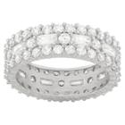 Tiara 3.7 Ct. T.w. Cubic Zirconia Eternity Band Ring In Sterling Silver -