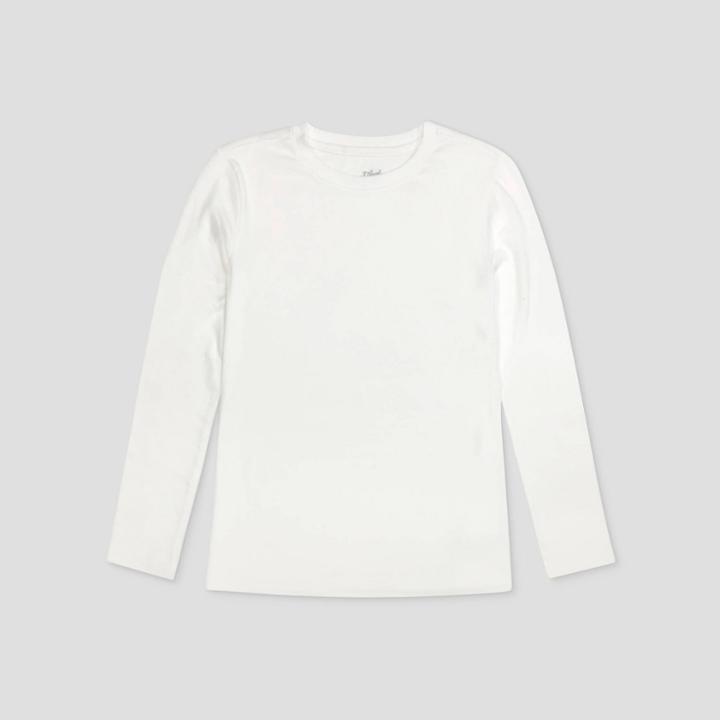 Women's Plus Size Long Sleeve T-shirt - Universal Thread White 1x, Women's,