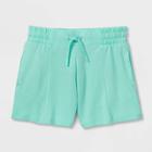 Girls' Soft Shorts - All In Motion Aqua Green